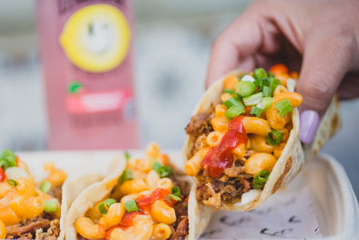 This Chef Puts Mac 'N Cheese & Pulled Pork Together In An EPIC BBQ Taco