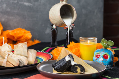 Pitch-Black Dessert Tamales Are The Treat YOU Want For Dia De Los Muertos