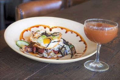 Restaurant Is Pairing Shochu Cocktails With Creative Dishes Like LENGUA Loco Moco-CA LIMITED