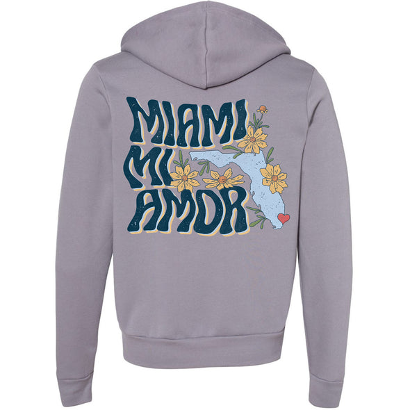 Miami mi Amor Florida Zipper Hoodie