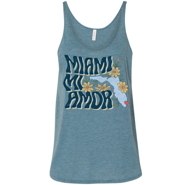 Miami mi Amor Florida Flowy Tank