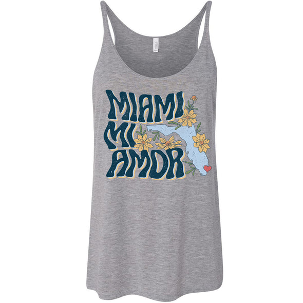 Miami mi Amor Florida Flowy Tank