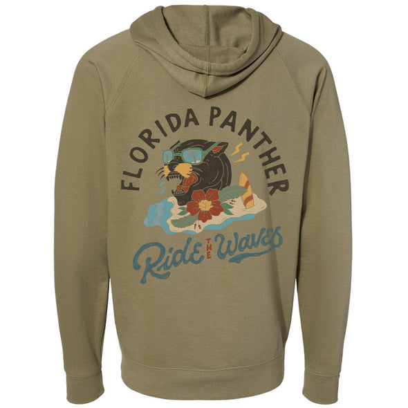 Florida Panther Raglan Zipper Hoodie