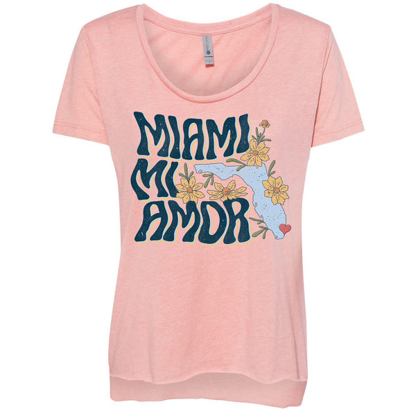 Miami mi Amor Florida High Low Top