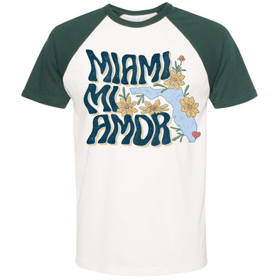 Miami mi Amor Florida Raglan Tee