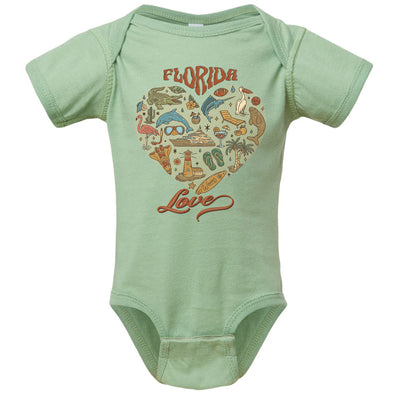 Florida Love Baby Onesie