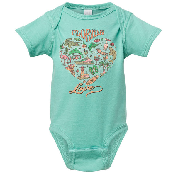 Florida Love Baby Onesie