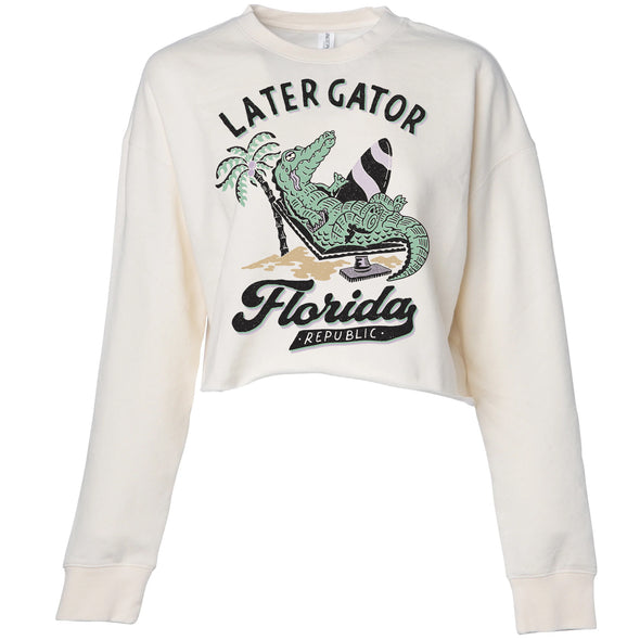 Later Gator Florida Cropped Sweater