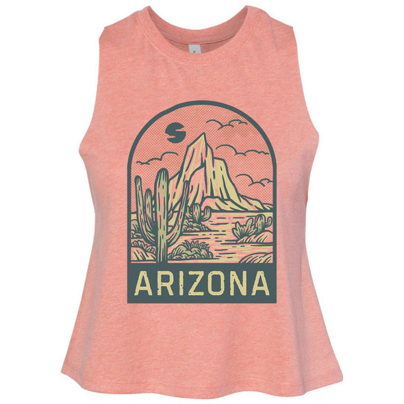 Arizona Desert Crop Tank-CA LIMITED