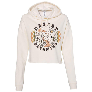 Arizona Dreaming Road Cropped Hoodie-CA LIMITED