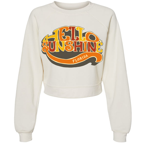 Hello Sunshine Florida Raglan Sweater