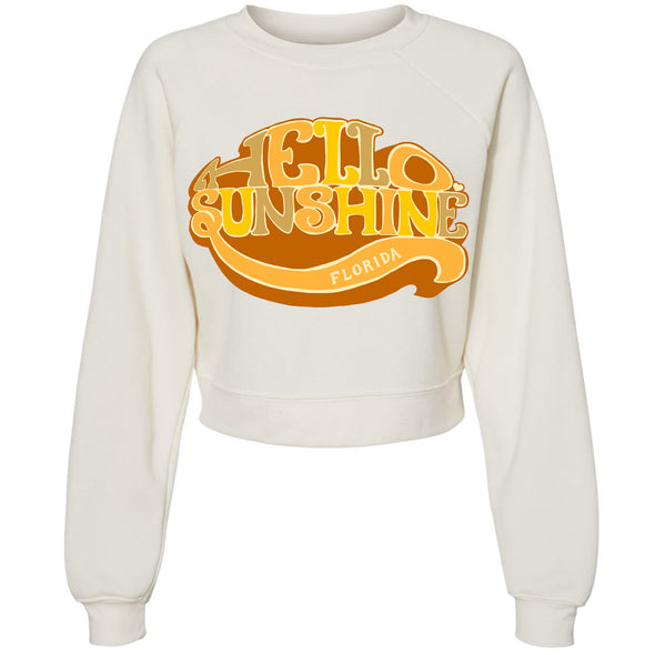 Hello Sunshine Florida Raglan Sweater