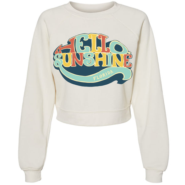 Hello Sunshine Florida Raglan Sweater