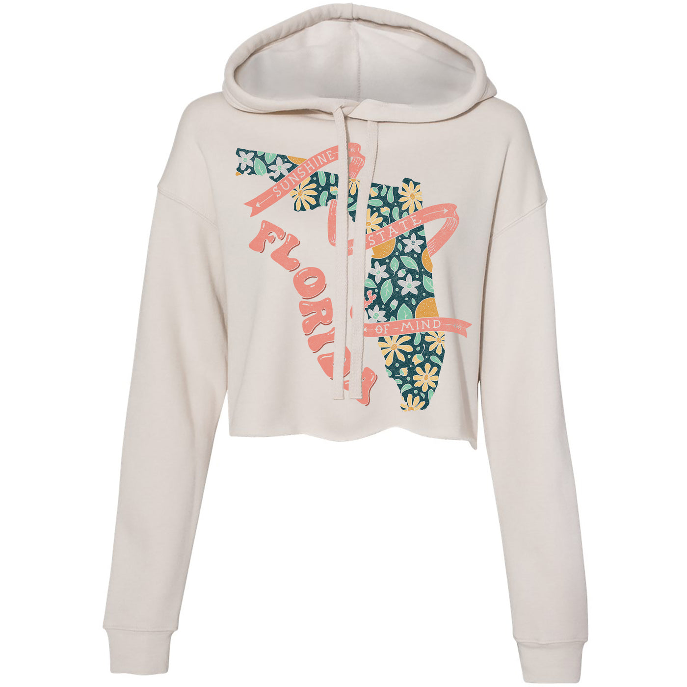Sunshine State Florida Cropped Hoodie Sunshine State Florida Cropped Hoodie