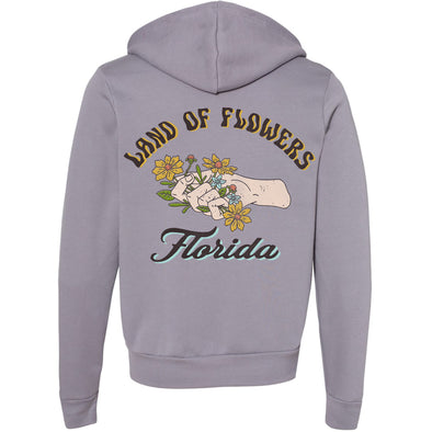 Land Of Flowers Florida Zipper Hoodie