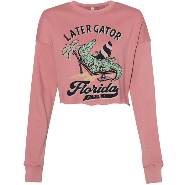 Later Gator Florida Cropped Sweater