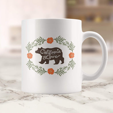 Bear CA Love Ceramic Mug-CA LIMITED