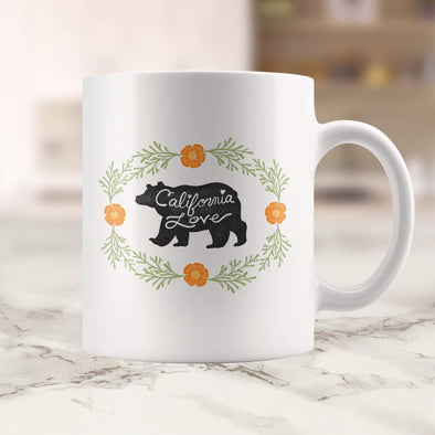 Bear CA Love Ceramic Mug-CA LIMITED