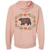 Bear CA Love Raglan Zipper Hoodie-CA LIMITED