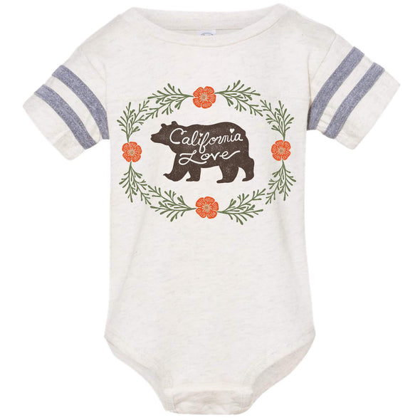 Bear CA Love Stripes Baby Onesie-CA LIMITED