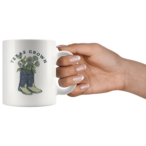 Boots & Flowers TX Ceramic Mug-CA LIMITED