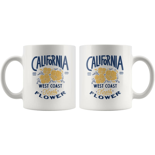 CA Finest Poppies Blue Ceramic Mug-CA LIMITED