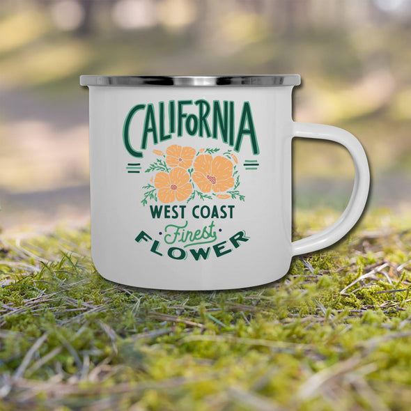 CA Finest Poppies Green Camper Mug-CA LIMITED