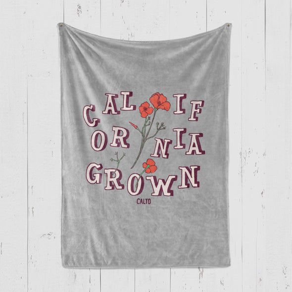 CA Grown Poppies Blanket-CA LIMITED
