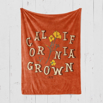 CA Grown Poppies Blanket-CA LIMITED