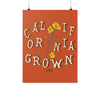 CA Grown Poppies Orange Poster-CA LIMITED