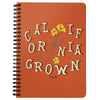 CA Grown Poppies Orange Spiral Notebook-CA LIMITED