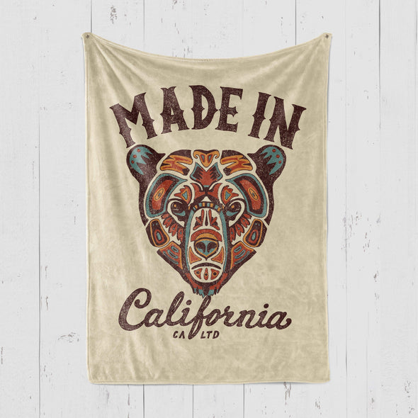 CA Mosaic Bear Blanket-CA LIMITED