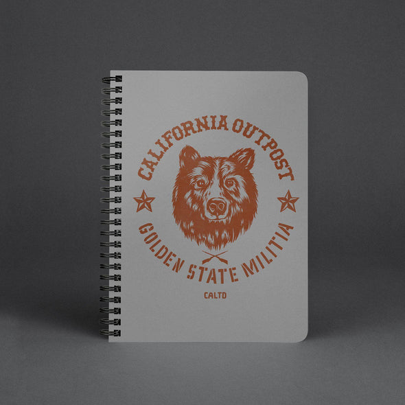 CA Outpost Grey Spiral Notebook-CA LIMITED