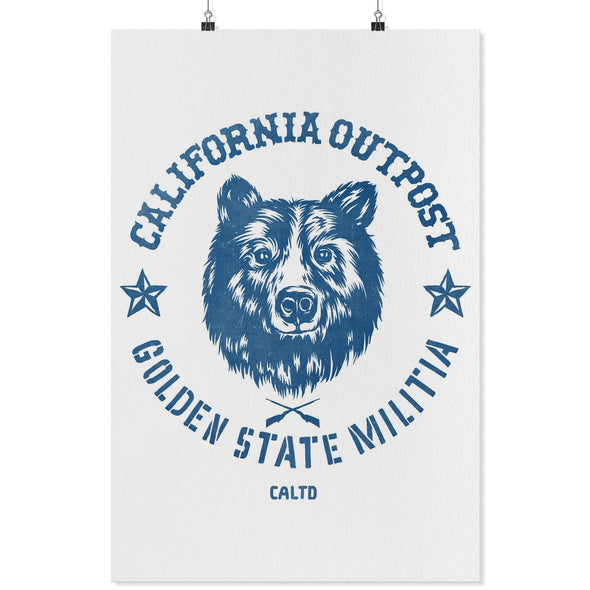 CA Outpost White Poster-CA LIMITED