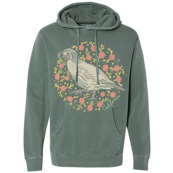 CA Poppy Quail Pullover Hoodie-CA LIMITED