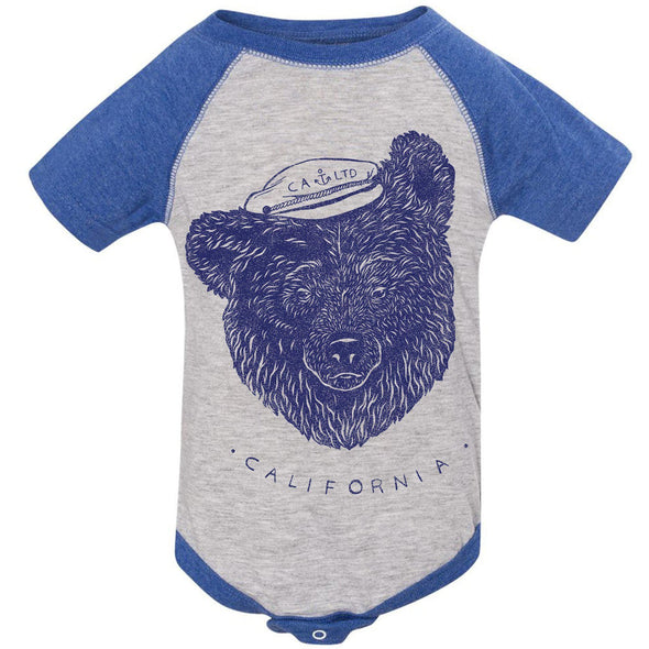 CA Sailor Bear Baseball Baby Onesie-CA LIMITED