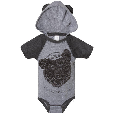 CA Sailor Bear Hooded Baby Onesie-CA LIMITED