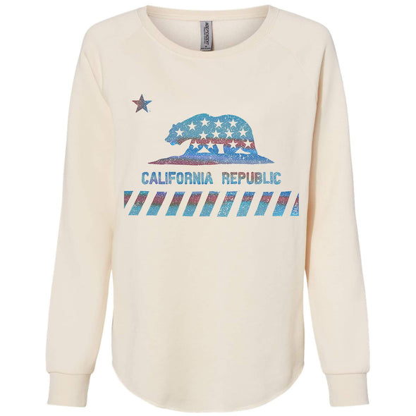 CA Star Flag Crewneck Sweatshirt-CA LIMITED