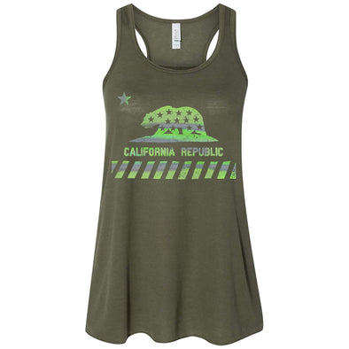 CA Star Flag Flowy Tank-CA LIMITED