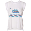 CA Star Flag Rolled Sleeve Tank-CA LIMITED