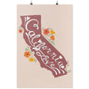 CA State Poppies Poster-CA LIMITED