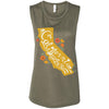 CA State With Poppies Muscle Tank-CA LIMITED