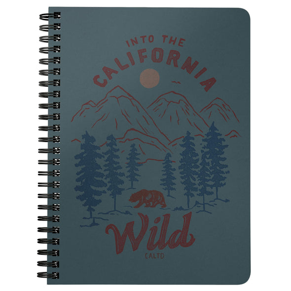 CA Wild Blue Spiral Notebook-CA LIMITED