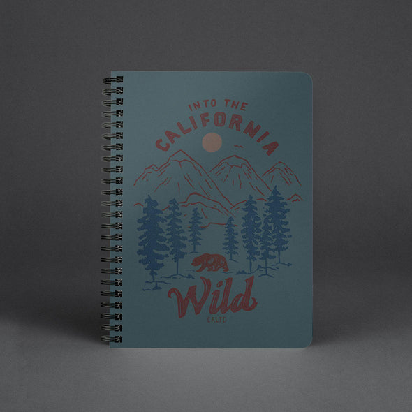 CA Wild Blue Spiral Notebook-CA LIMITED