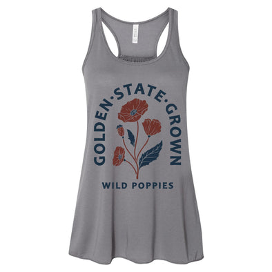CA Wild Poppies Flowy Tank-CA LIMITED