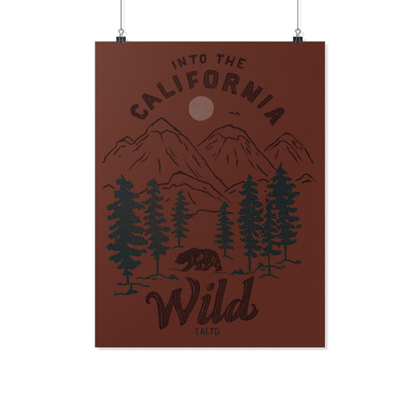 CA Wild Red Poster-CA LIMITED