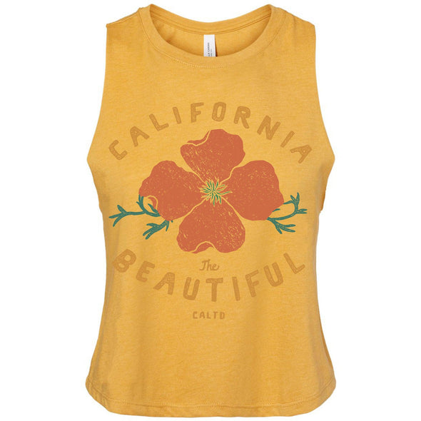 Cali Beautiful Cropped Tank-CA LIMITED