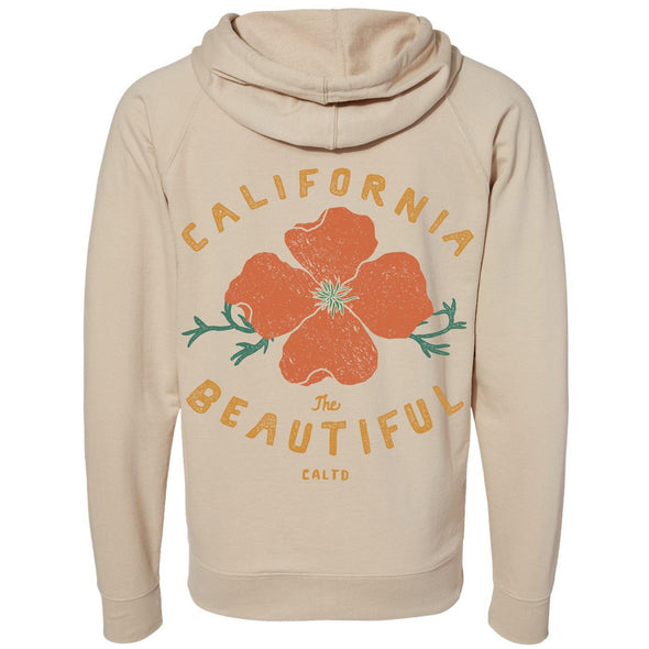 Cali Beautiful Raglan Zipper Hoodie-CA LIMITED