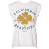 Cali Beautiful Rolled Sleeve Tank-CA LIMITED