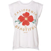 Cali Beautiful Rolled Sleeve Tank-CA LIMITED